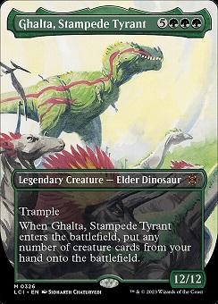 🔥 Ghalta, Stampede Tyrant The Lost Caverns of Ixalan Alternate Art